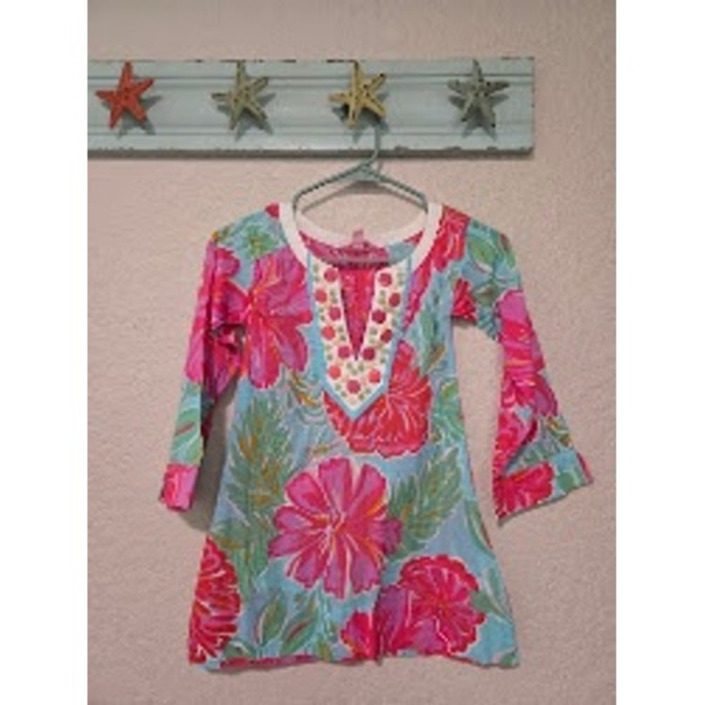 Lilly Pulitzer Beaded Tunic Top